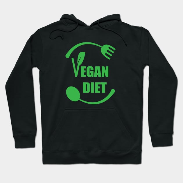 Vegan Diet Hoodie by JevLavigne